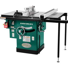 10" 5 HP 220V Cabinet Left-Tilt Tablesaw