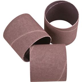 3" Dia. x 3" Sanding Sleeve, Hard A100, 3 pc.