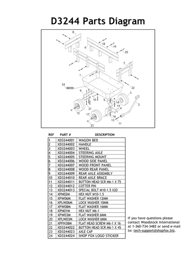 Part Diagram for D3244