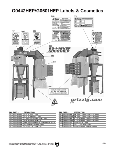 Part Diagram for G0442HEP
