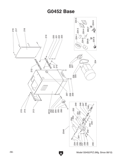 Part Diagram for G0452Z