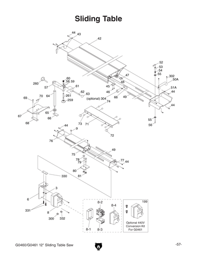 Part Diagram for G0460