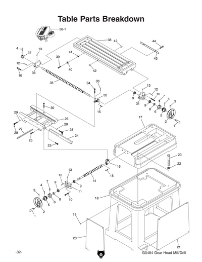 Part Diagram for G0484