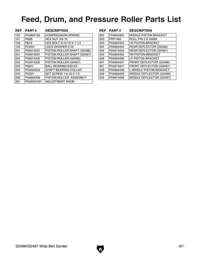 Part Diagram for G0486