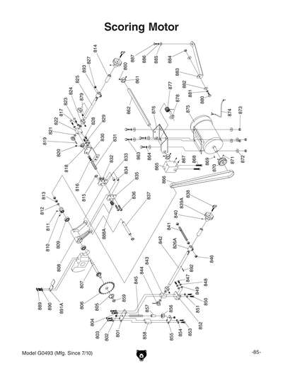 Part Diagram for G0493