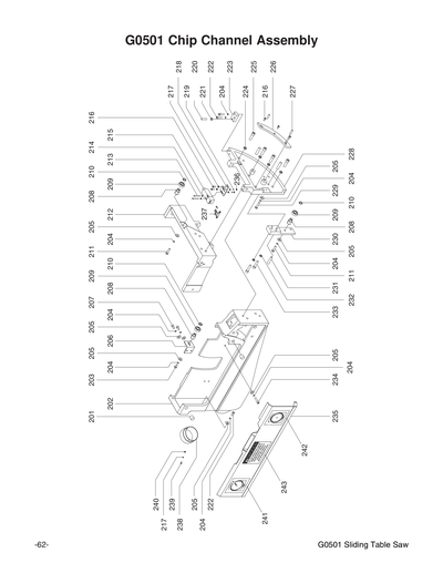 Part Diagram for G0501