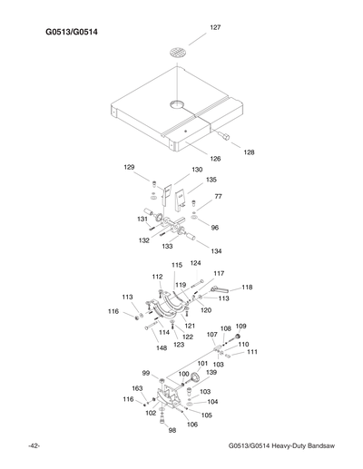 Part Diagram for G0514