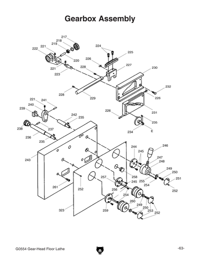 Part Diagram for G0554