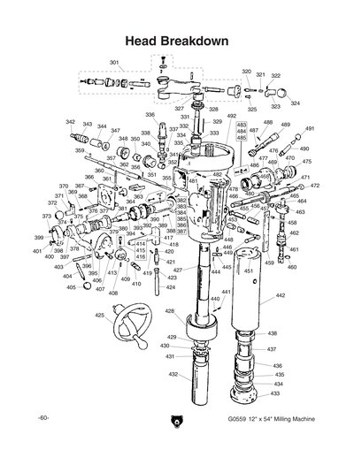 Part Diagram for G0559