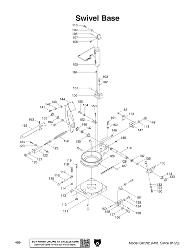 Part Diagram for G0592