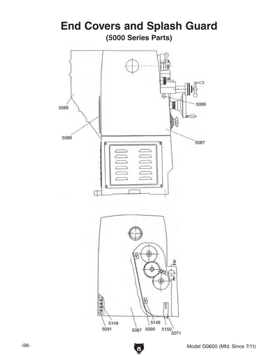 Part Diagram for G0600