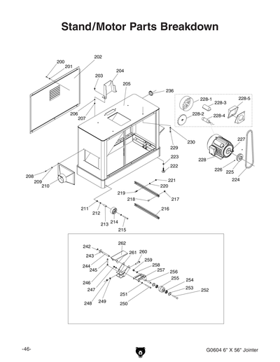 Part Diagram for G0604