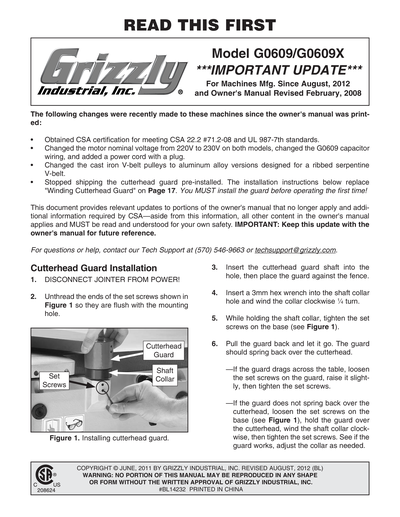 Part Diagram for G0609
