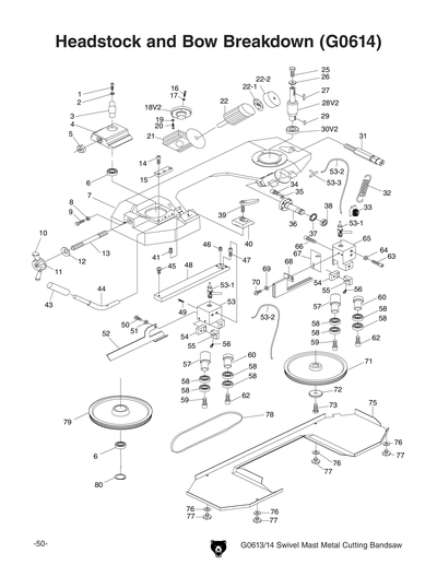 Part Diagram for G0613