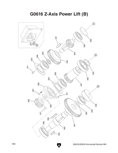 Part Diagram for G0616