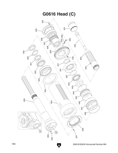 Part Diagram for G0616