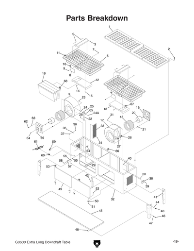 Part Diagram for G0630