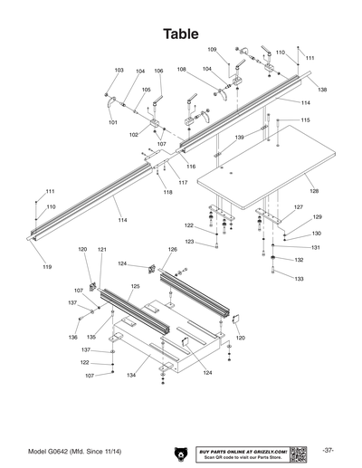 Part Diagram for G0642