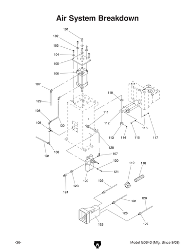 Part Diagram for G0643