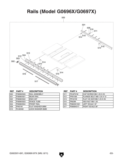 Part Diagram for G0697X