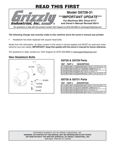 Part Diagram for G0728