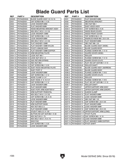 Part Diagram for G0764Z