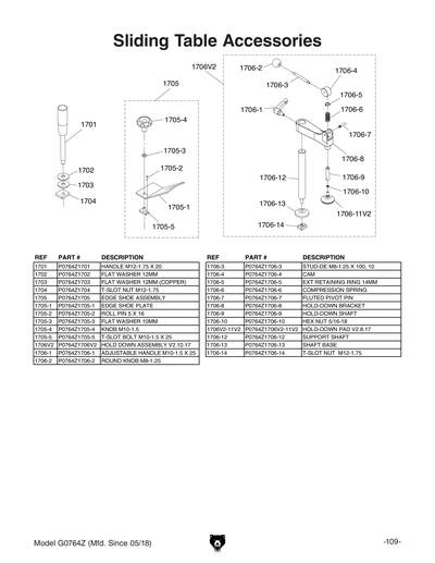 Part Diagram for G0764Z