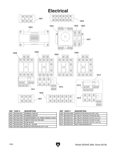 Part Diagram for G0764Z