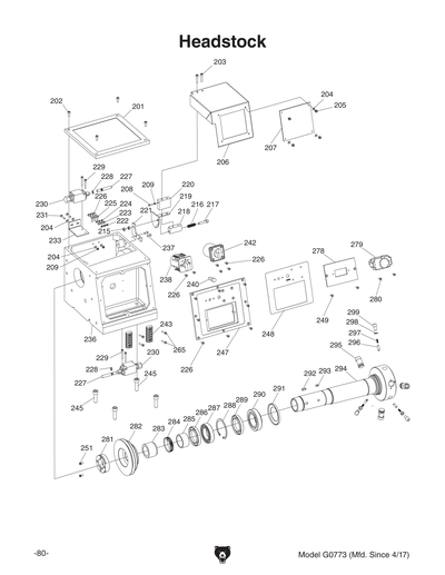 Part Diagram for G0773