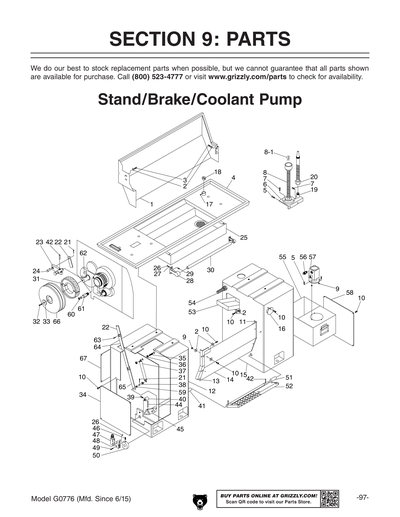 Part Diagram for G0776