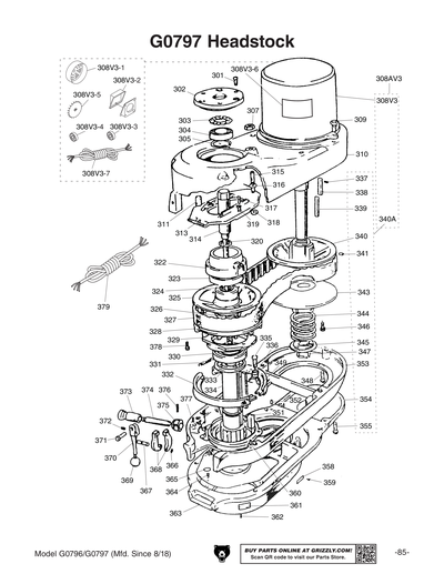 Part Diagram for G0797