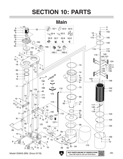 Part Diagram for G0849