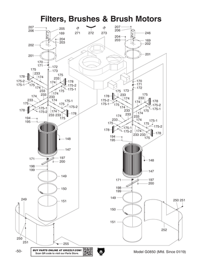 Part Diagram for G0850