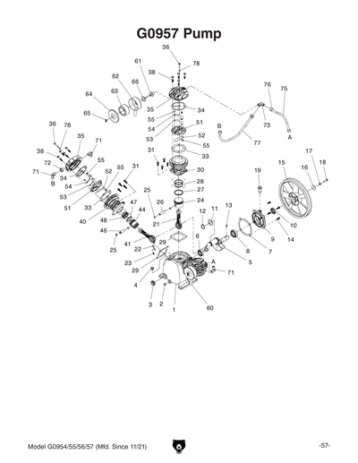 Part Diagram for G0955