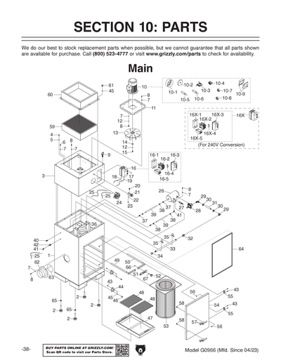 Part Diagram for G0966