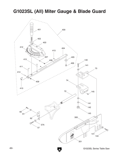 Part Diagram for G1023SL