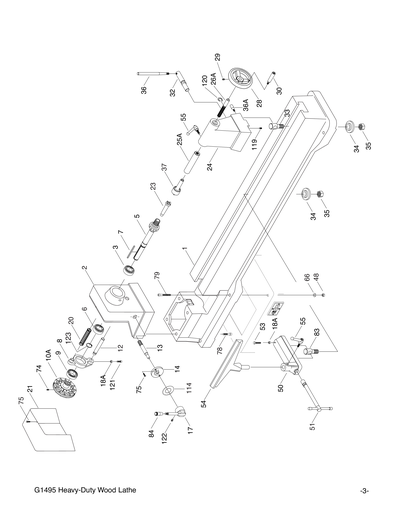 Part Diagram for G1495