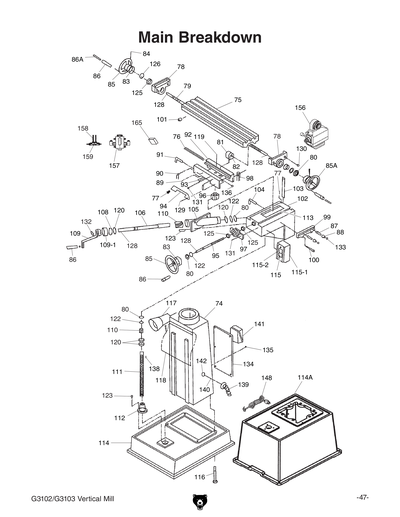 Part Diagram for G3103