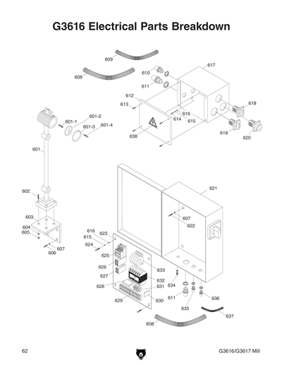 Part Diagram for G3616