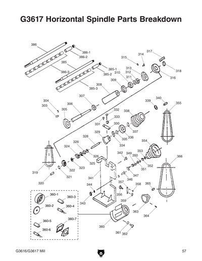 Part Diagram for G3617