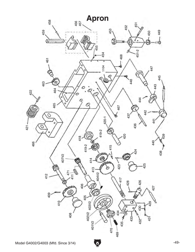 Part Diagram for G4002