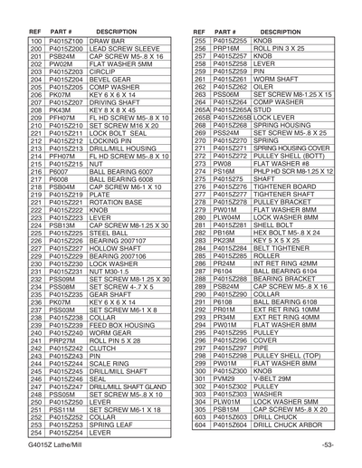 Part Diagram for G4015Z
