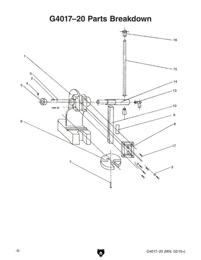 Part Diagram for G4019