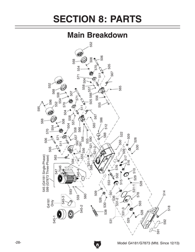 Part Diagram for G4181