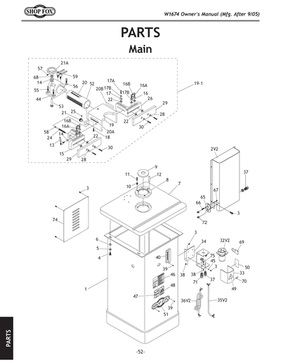 Part Diagram for G4792