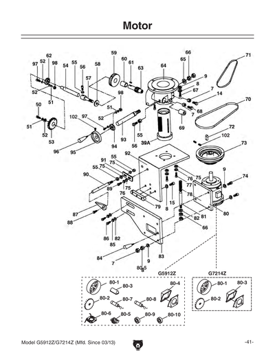 Part Diagram for G7214Z
