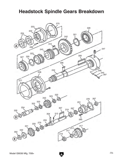 Part Diagram for G9036