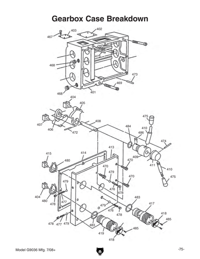 Part Diagram for G9036
