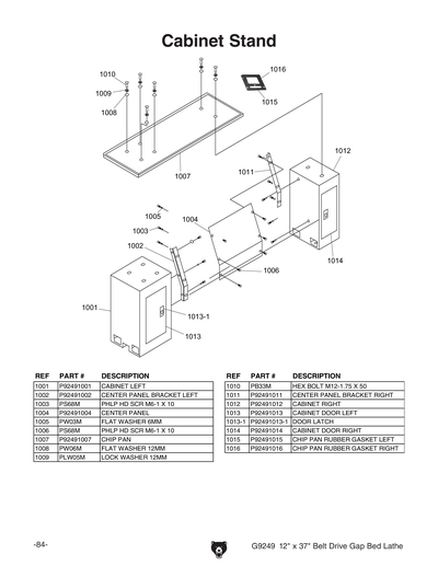 Part Diagram for G9249