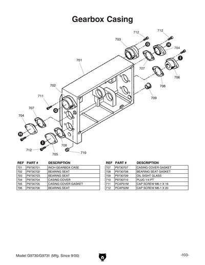 Part Diagram for G9730